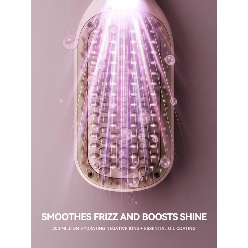 Electric Hot Comb Multifunctional Straight Hair Straightener Comb Negative Ion Anti-Scalding Styling Tool Straightening Brush