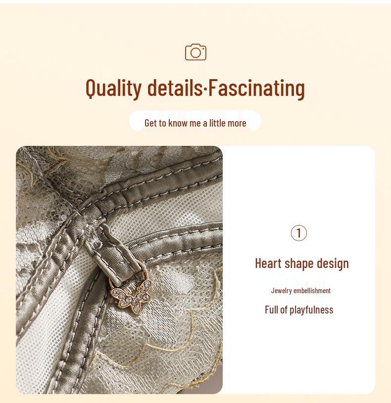 Cinema Uplift Bra: Push-Up, Anti-Sagging, Wire-Free, Side-Smoothing, Small Bust Enhancement, Red Lingerie