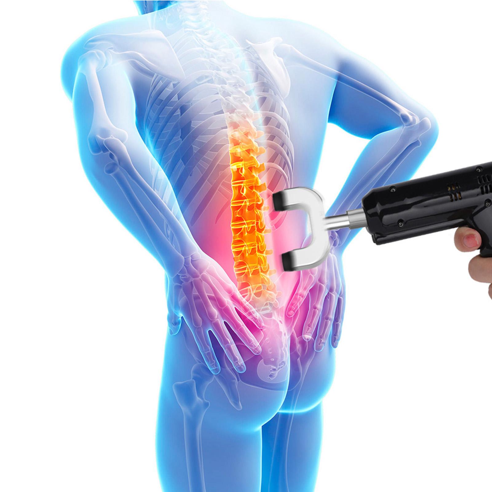 

Электрический массажер для позвоночника с четырьмя массажными головками для хиропрактики US Plug