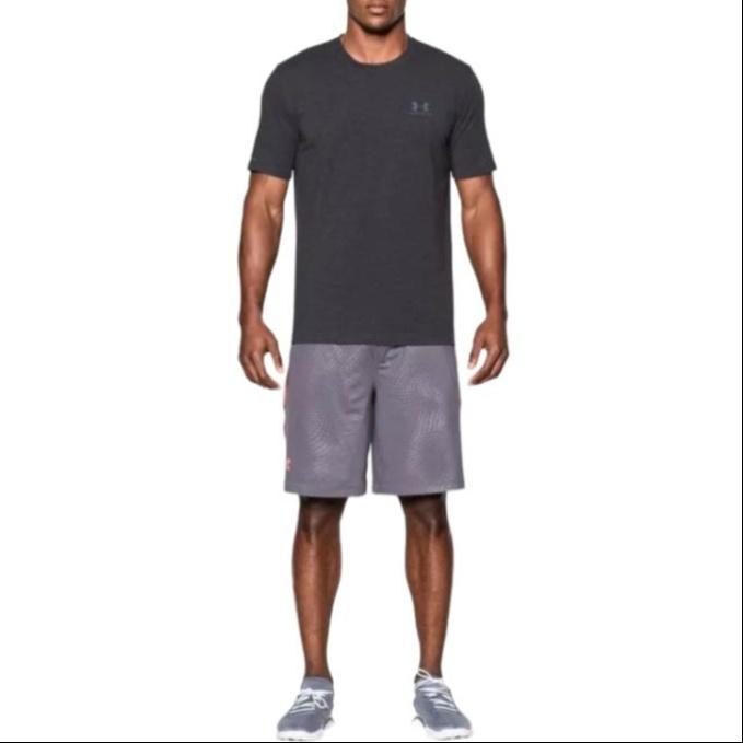Under Armour T Shirt Men's Black Gray Unisex 1257616-001