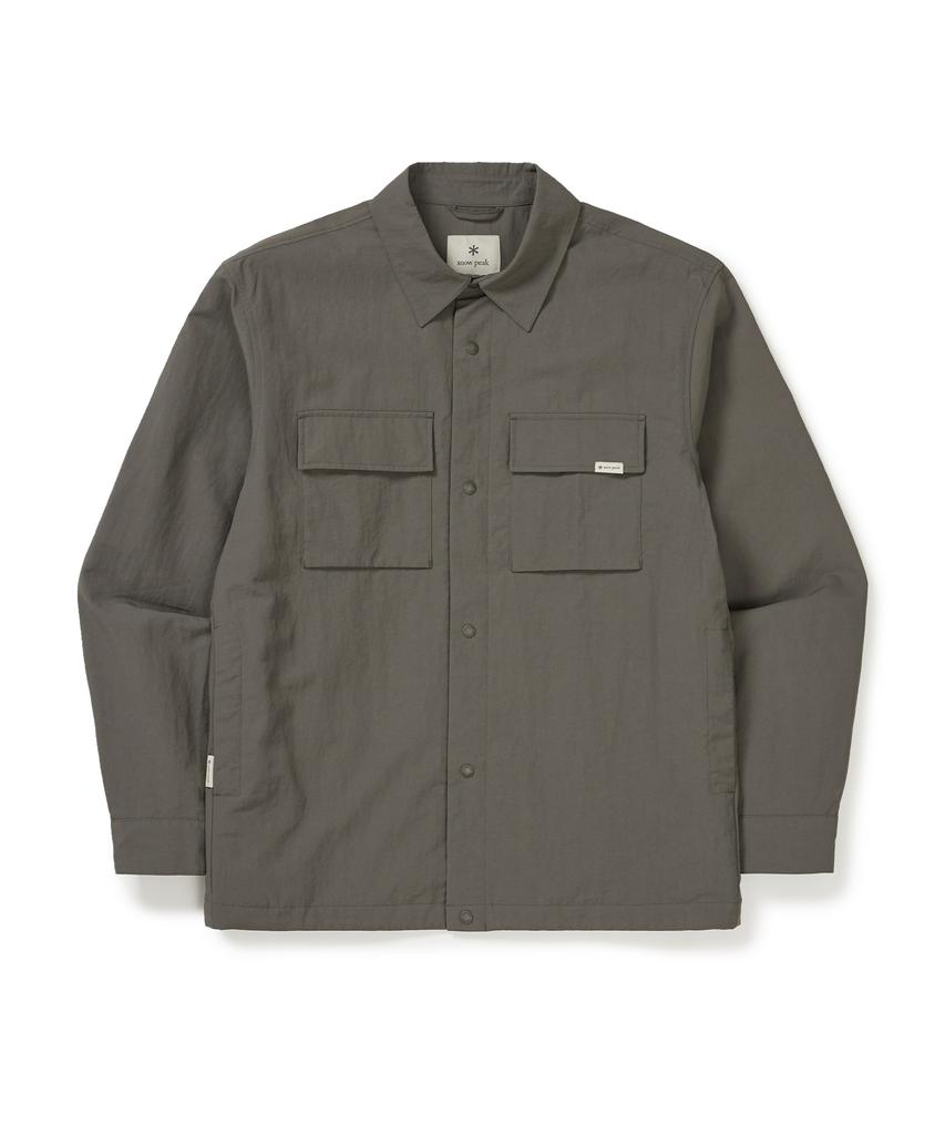 Snowpeak Apparel Cample Shirt Jacket (S25Smcsh10) Dark Khaki