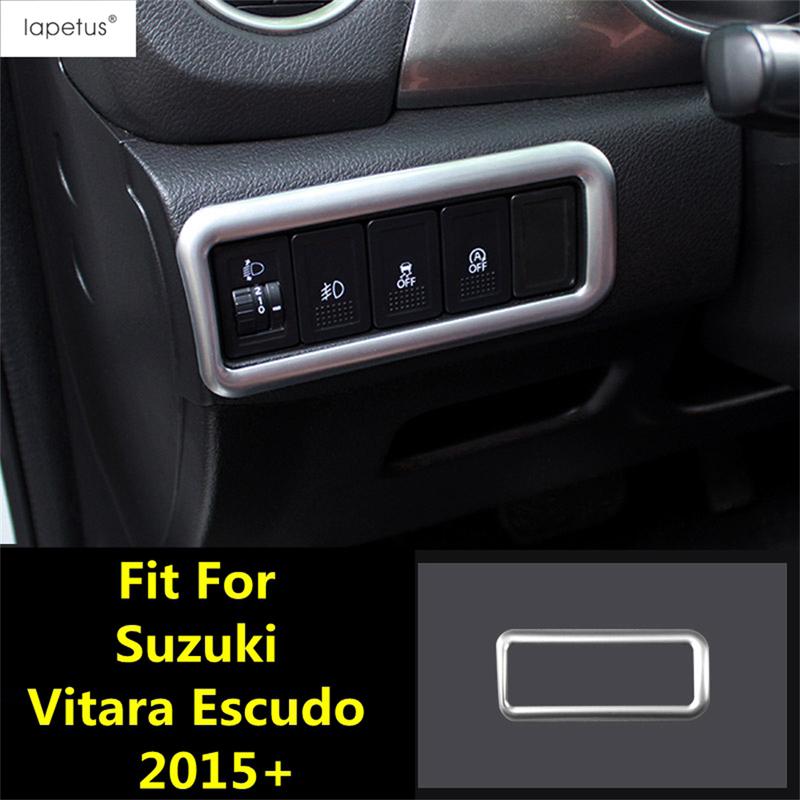 Накладка на панель переключателя управления фарами для Suzuki Vitara Escudo 2015 - Матовые аксессуары Интерьер