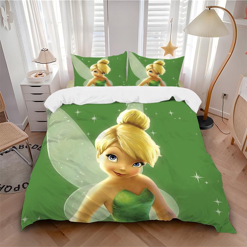 Fairy Green Dress Print 3Pcs Bedding Setduvet Cover With 2 Bedropillowcase Home Birthday Gift