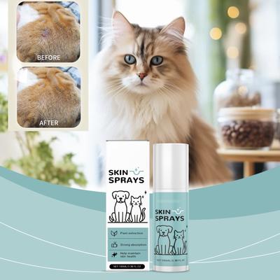 Pet Skin Soothing Spray Relieves Skin Redness And Swelling, Soothing And Restorative Care And  Spray 100ml