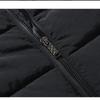Jacket Men's Thickened Parkas Stand Collar Jacket Men's Coat Winter Warm Thick Zipper Coat Padded Overcoat Men