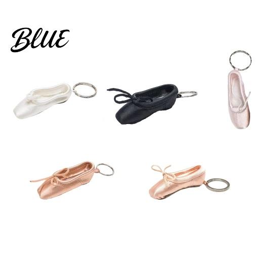 Ballerina Gift Keychain Pendant Handmade Mini Pointe Shoe Charm Ballet
