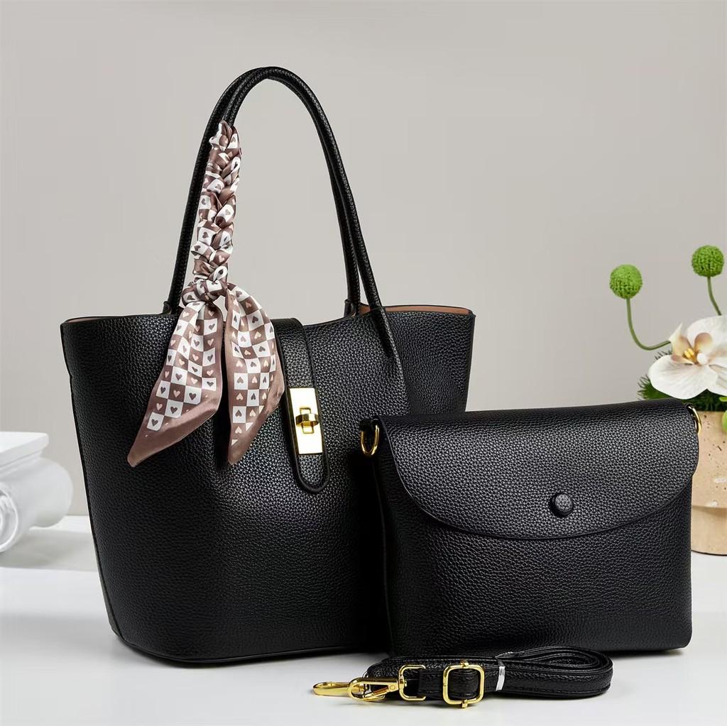 Crossborder Style Mother Bag With Pu Leather Water Bucket Design For Daily Use