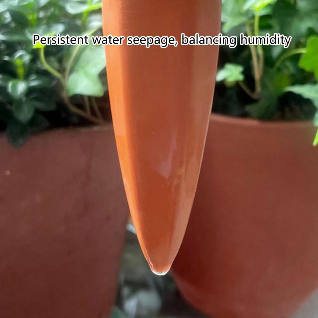 4pcs Self Watering Spikes Terracotta Watering Stakes Flower Planter Insert Automatic Water Irrigation Device for Indoor