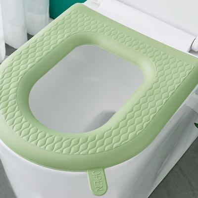 Waschbare Wiederverwendbare Wasserdichte Toilettensitzauflage Toilettensitzkissen Toilettenabdeckung Badezimmerzubehör