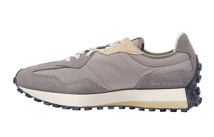 New Balance 327 Grey White Gold GS GS327GDY 38.5