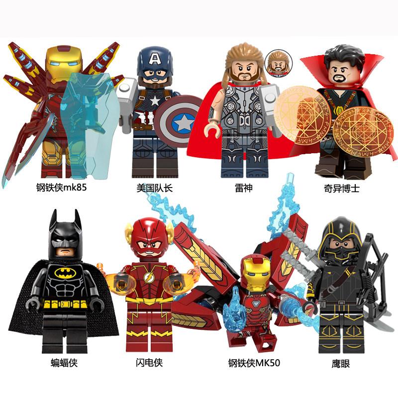 

6cm Marvel Superhero The Avengers Spider-Man Venom sets Building Block Figure Assembleable Figure Desktop decorations Best Gift Presents