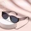 Wind sunglasses Internet celebrity retro curved sunglasses fashion trend street shot high-end sunglasses