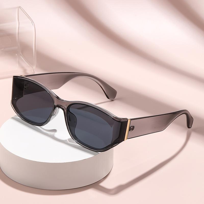 Wind sunglasses Internet celebrity retro curved sunglasses fashion trend street shot high-end sunglasses