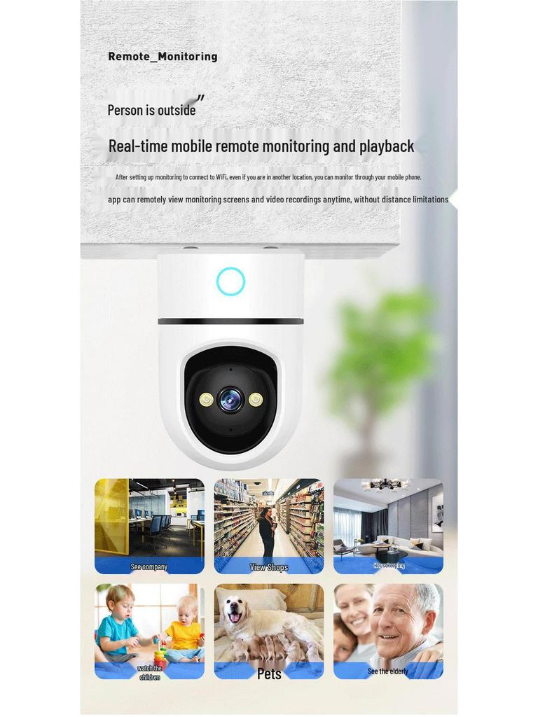 Tuya Smart Home WiFi Baby Monitor Camera - HD Video Calls & Remote Access