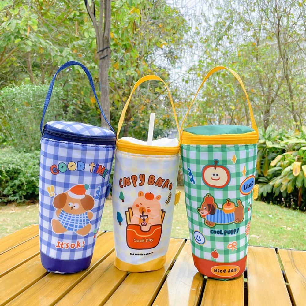 Traveling Heat Preservation Bag Carrying Handheld Bag Portable Cup Holder  Tumbler Cup Accessories