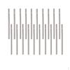 10 Pairs 0.43'' Long Sterling Silver Ear Studs Female Earrings Anti Allergy Minimalism Simple