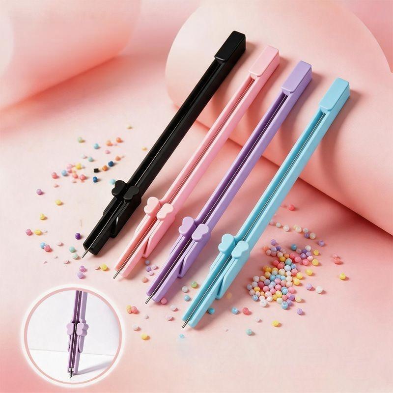 Bead Pen 1Pcs Press-Type Jam-Free Storable Handheld Multipurpose Pen for Birthday Gift Kids Art Creation Use
