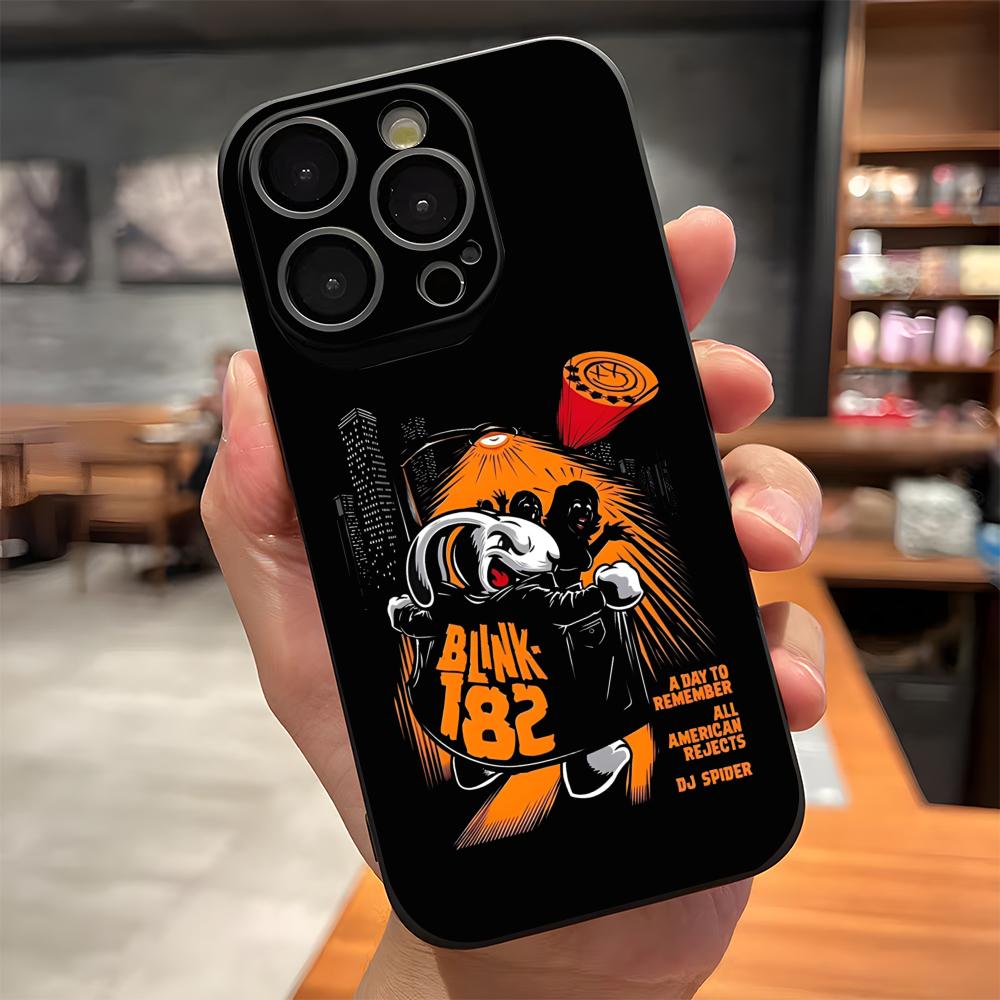 Fashion Blink 182 Phone Case For IPhone 17 Pro Max 15 Pro 16 14 Plus 12 13 Mini 11 Pro Shockproof Soft Cover