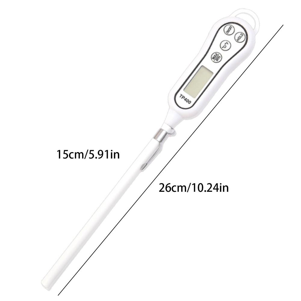

Temperature Probe For Cooking Waterproof Digital Temperature Meter Meat Temperature Monitor Versatile Instant Read Temperature білий