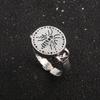 Game Dark Souls Ring Black Red Sapphire Vintage Style Ring Adjustable Metal Rings For Women Men Cosplay Jewelry Accessories Gift