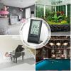 Mini Digital Thermometer Hygrometer Indoor Temperature Humidity Meter Gauge Clock Weather Station Forecast Max Min Value Display