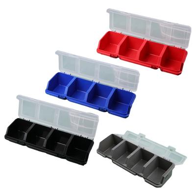 Efficient Storage Box for Screws and Small Parts with Clear Compartments