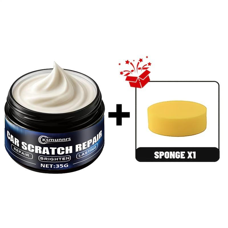 

35g Scratch Remover Wax & Polish Kit - Shine Restoration for Car & Motorcycle Metal Surfaces, Fast Surface Renew & Long-Lasting