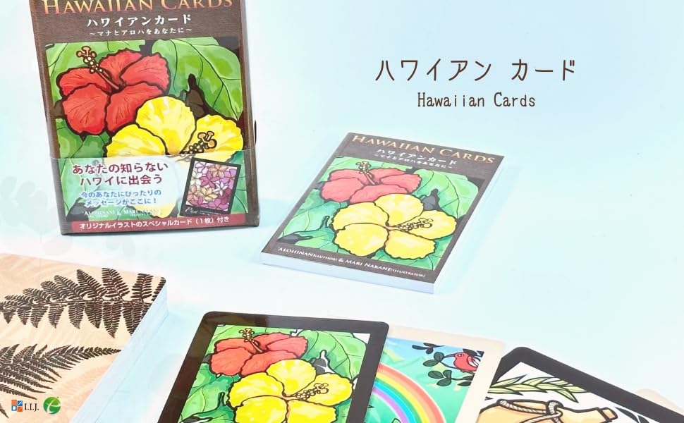I.I.J Oracle Cards Hawaiian Cards Japanese Affirmation Fortune Telling Japanese Instruction Manual