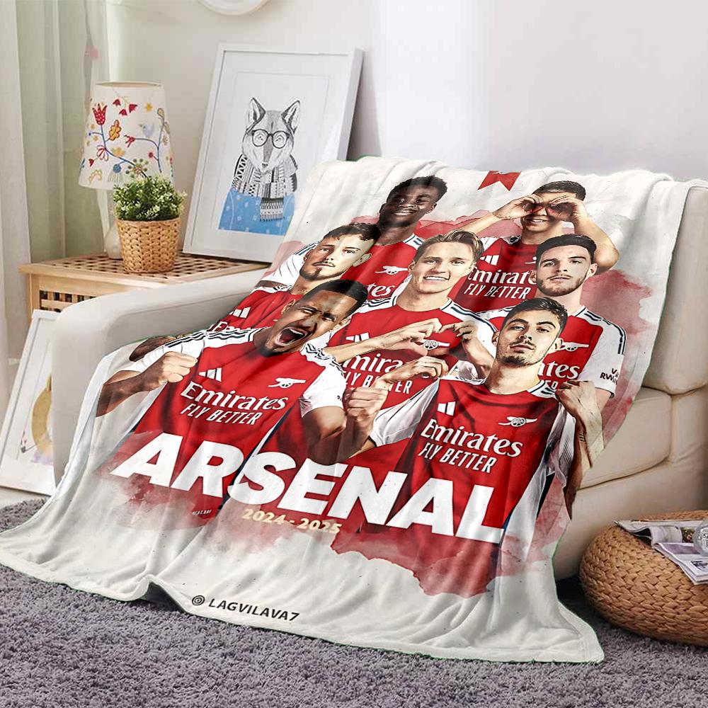 Coperte Celebrative Giocatori Arsenal Flanella Stampata Traspirante Calda Coperta da Divano per Casa Ufficio Coperte da Letto 0708a29