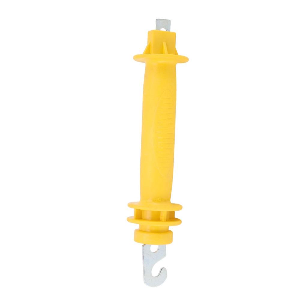 Yellow Electric Fence Handle PE Insulated Fence Grip Durable Gate Grip Bar  Livestock Fence