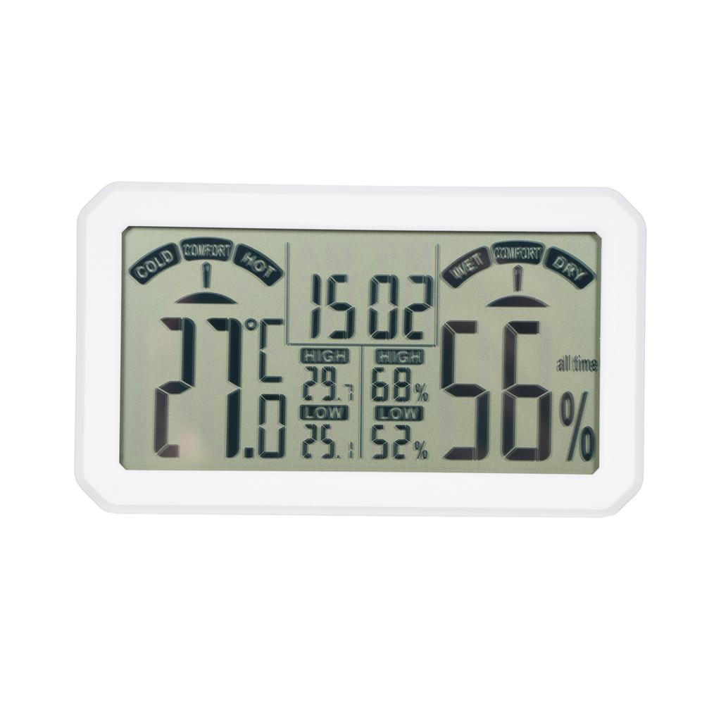 HABOTEST   Digital Hygrometer and Thermometer Indoor Humidity Meter Room Temperature Sensor with Stand and Hole Temperature and Humidity Monitor Ga
