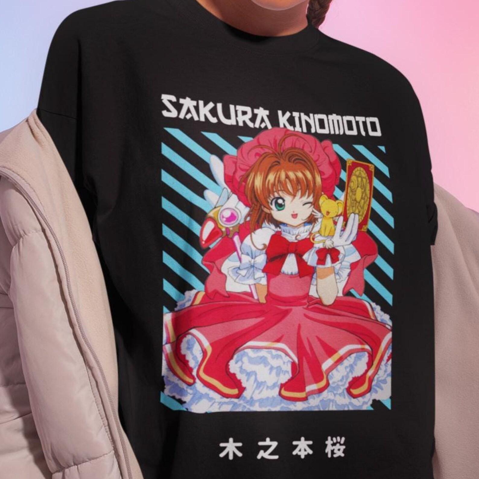 Sakura Kinomoto Shirt - Anime Cosplay Tee,Cardcaptor Sakura Tshirt M