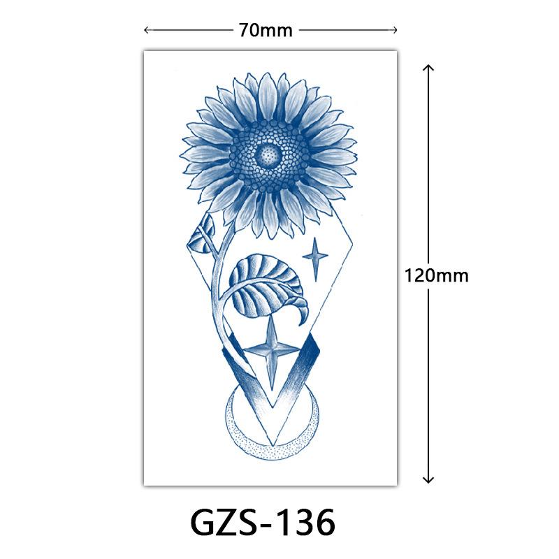 Herbal Juice Tattoo Sticker, Back Of Hand Juice Semi-Permanent Tattoo Sticker, Sweat-Proof Tattoo