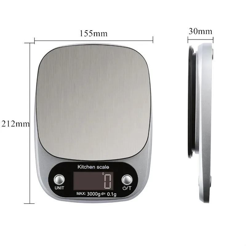 10KG/1G High Precision Kitchen Scale Electronic Jewelry Food Baking Scale Multifunction Measuring Tool Gram Scale Lcd Display Baking Tools
