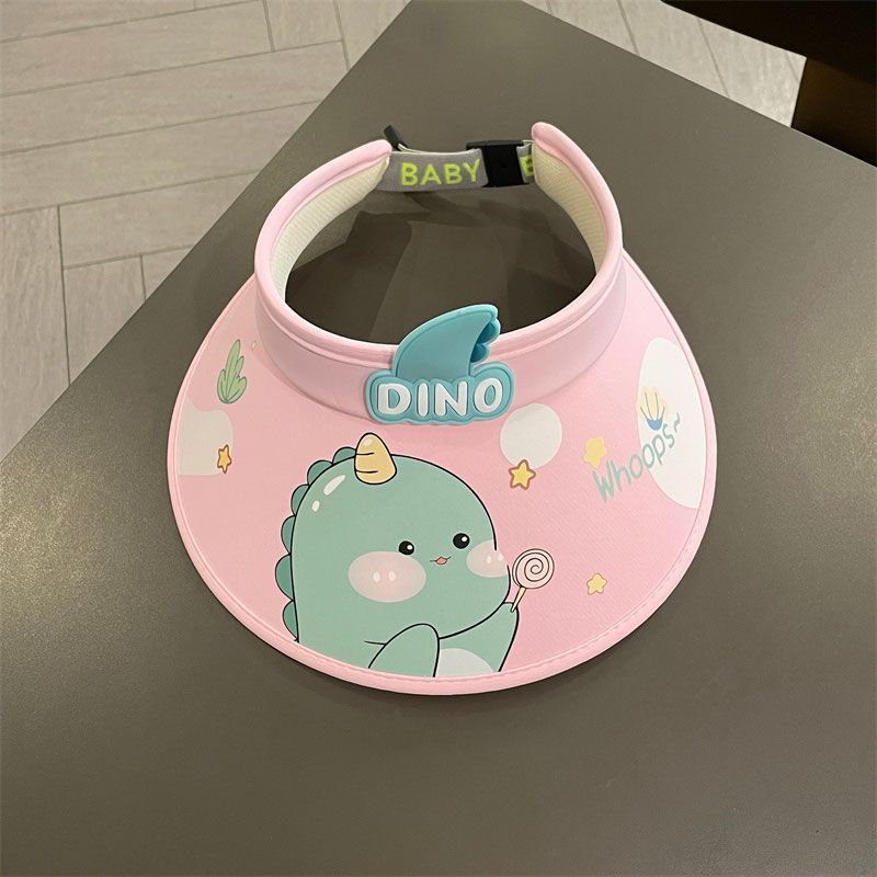 Dinosaur Kids Sun Hat Summer Uv Protection With Wide Brim For Children