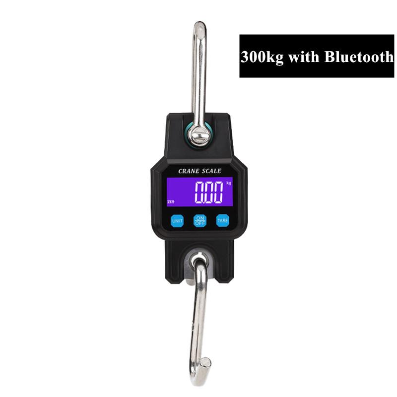 300kg 50g Bluetooth-kompatible Tragbare Elektronische Hakenwaage Aufladen Bluetooth Mini Hebewaage für Haushaltsgebrauch
