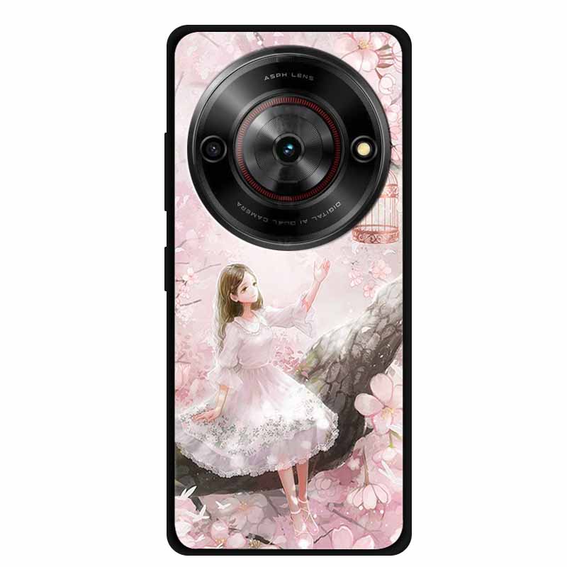 

For ZTE Blade A75 5G Case Coque Soft Silicone Phone Funda For BladeA75 A 75 5G Back Cover ZTE A75 5G Color Gradient Marble Cases Blade A75 5G