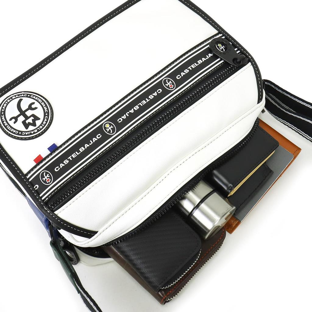 Castelbajac Lux Shoulder Bag 049102 White