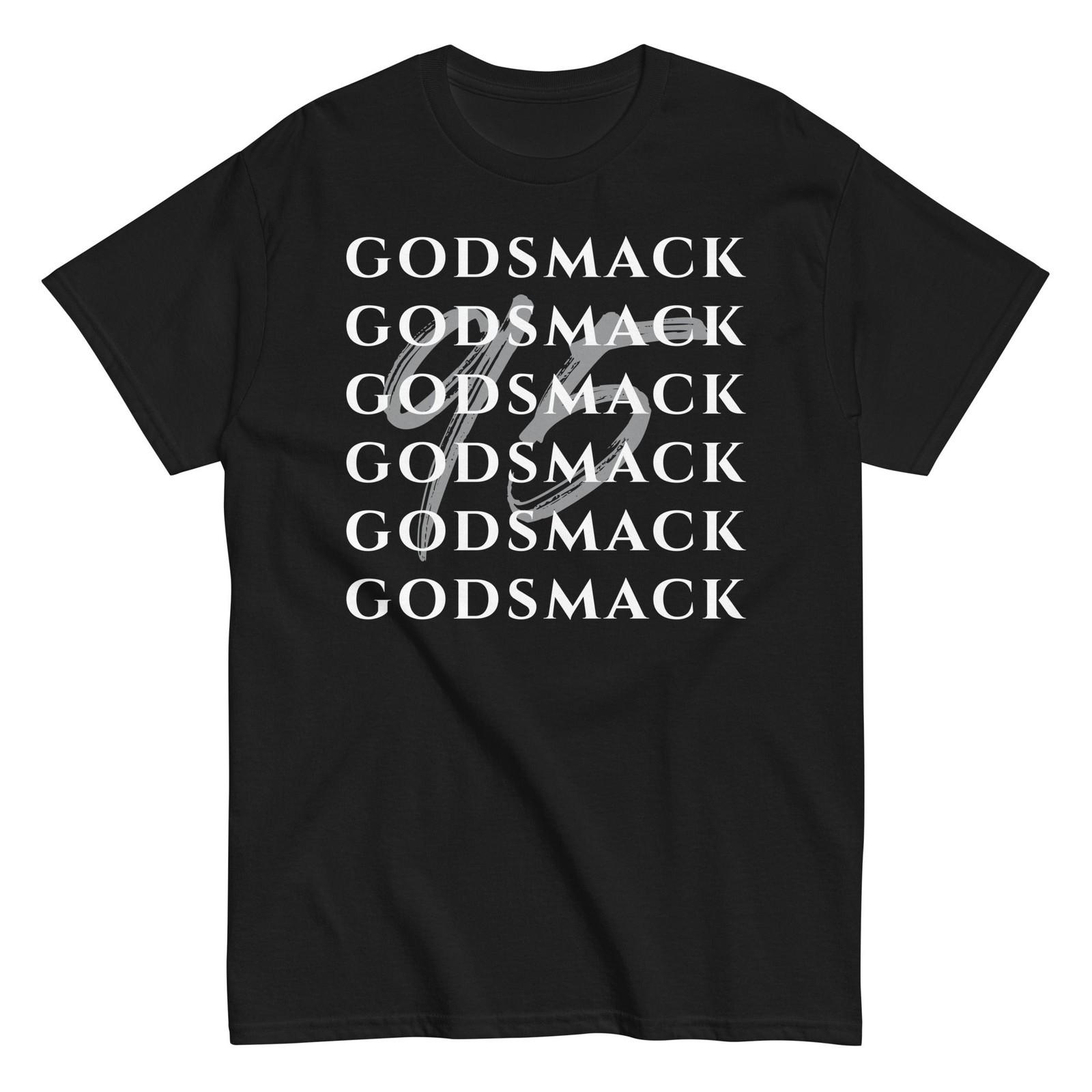 MerchMoment Godsmack Repeat Logo T-Shirt T-Shirt Black New L