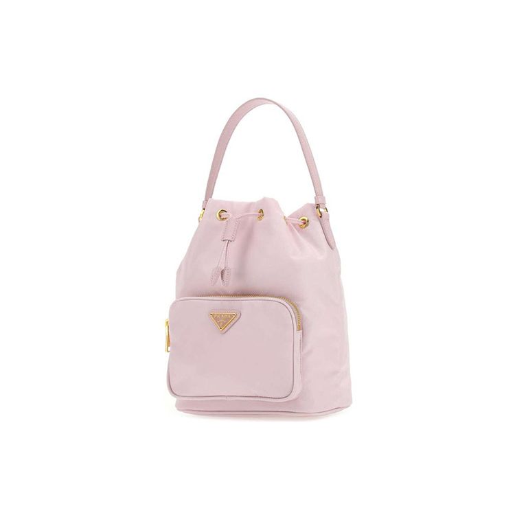 Prada Duet Bucket Shoulder Bag Rose Women Shoulder_bags Pink 1BH038-RV44-F0E18