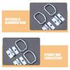 HORIALENCE 4pcs Truck Heavy Duty Tie Down Ring Car Ring Down Hook Training