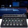 Professional 7 Channel Dual LED Display Low Noise Stage Mixer