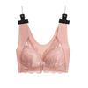 Popular Plus Size Front Closure Lace Push-up Wireless Sexy Back Women's Underwear