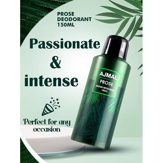 Ajmal Prose Déodorant Fougère Parfum 150ML Parfum Longue Durée Spray Vêtement Décontracté Cadeau Pour Hommes Exclusivité en Ligne