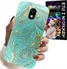 Etui Do Samsung Galaxy J5 2017 - Marmurkowe Wzory + Szkło Hartowane