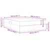 Storage Bed with Mattress Pink 140 x 200 cm Velvet