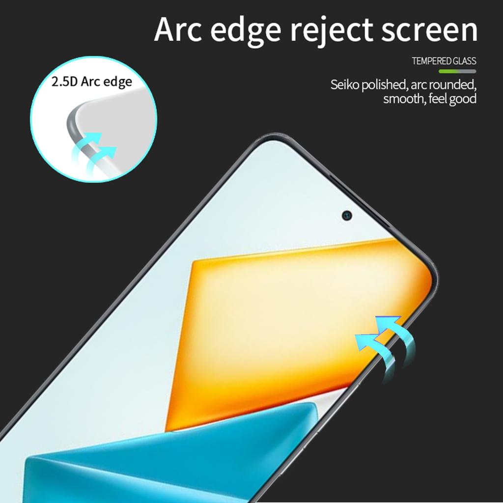 PINWUYO JK Tempered Glass Film Series-2 for Honor 90 GT 5G Full Screen Protector Anti-explosion