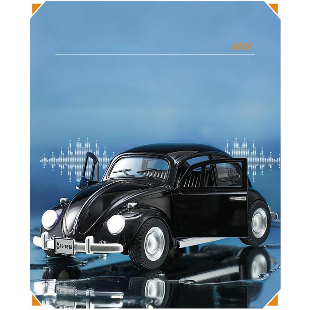 1/18 Volkswagen Beetle 1955 Alloy Metal Diecast Model Car Toy Car High Simulation Classic Collection Hobbies Holiday Gifts Child