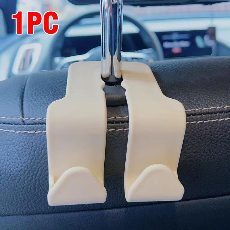Carbon Fibre Hook Universal Car Seat Headrest Hooks Storage Hanger  Car Back Seat Organizer Holder Auto Interior Accessorie
