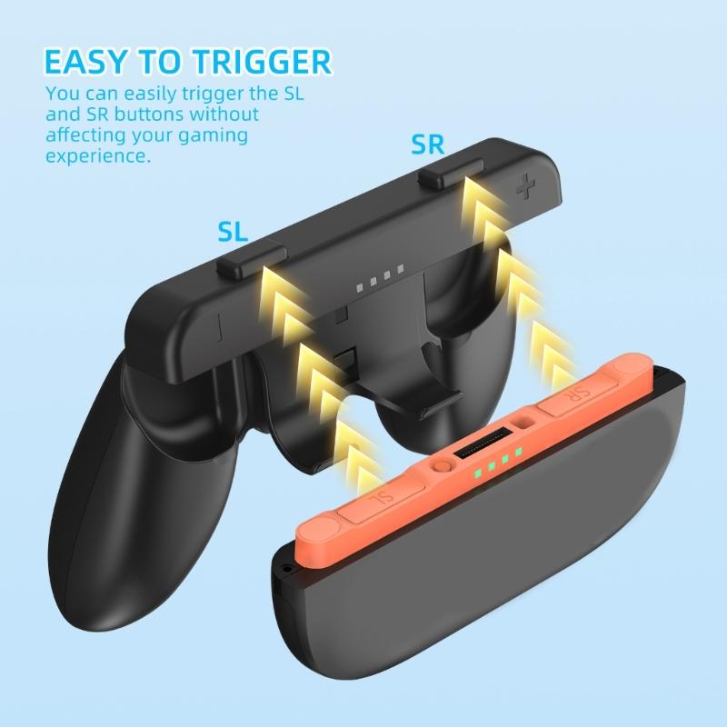 Ergonomic Detachable Controller Grips For NS 2 Comfortable Handheld Accessory Nonslip Game Handle Holder